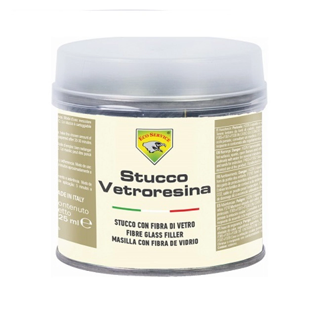 Vendita online Stucco per vetroresina bicomponente 125 ml.